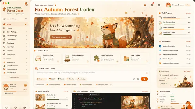 Autumn Forest Fox