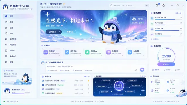 Aurora Snow Penguin