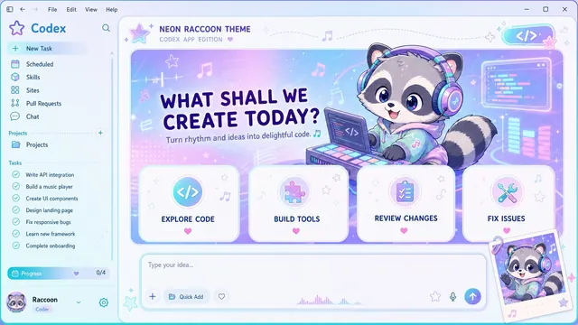 Neon Raccoon